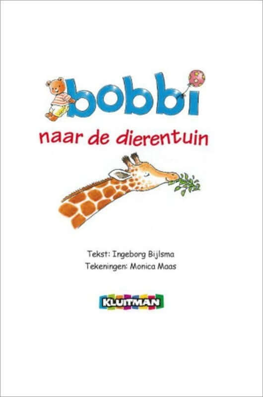 Bobbi naar de dierentuin Kinderboekenland.nl