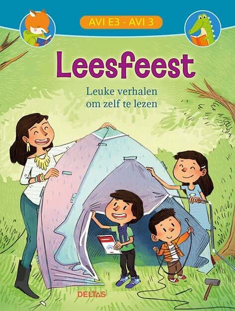 Leesfeest Leuke verhalen om zelf te lezen (AVI E3 / AVI 3) Kinderboekenland.nl