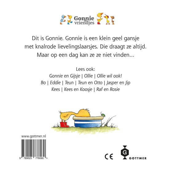 Gonnie en vriendjes achterkant Kinderboekenland.nl