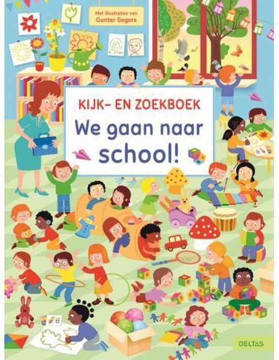 We gaan naar school zoekboek voorkant