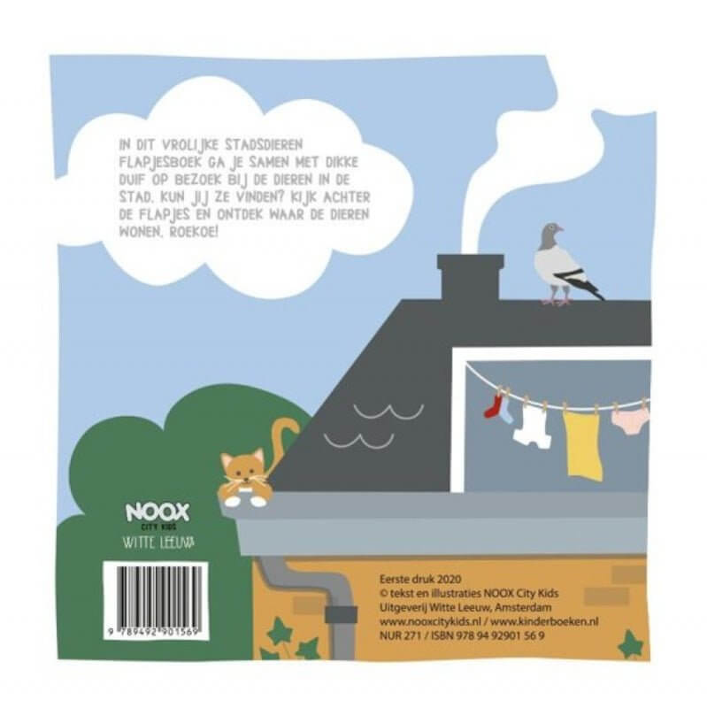 Het vrolijke stadsdieren flapjesboek Kinderboekenland.nl